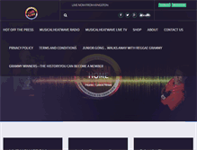 Tablet Screenshot of musicalheatwave.com